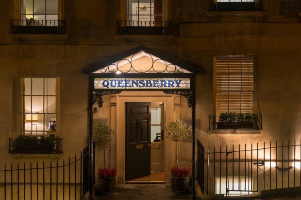 Entrance to the Queensberry Hotel