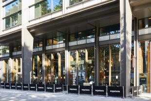 Exterior photo of Wagamama restaurant's outdoor seating